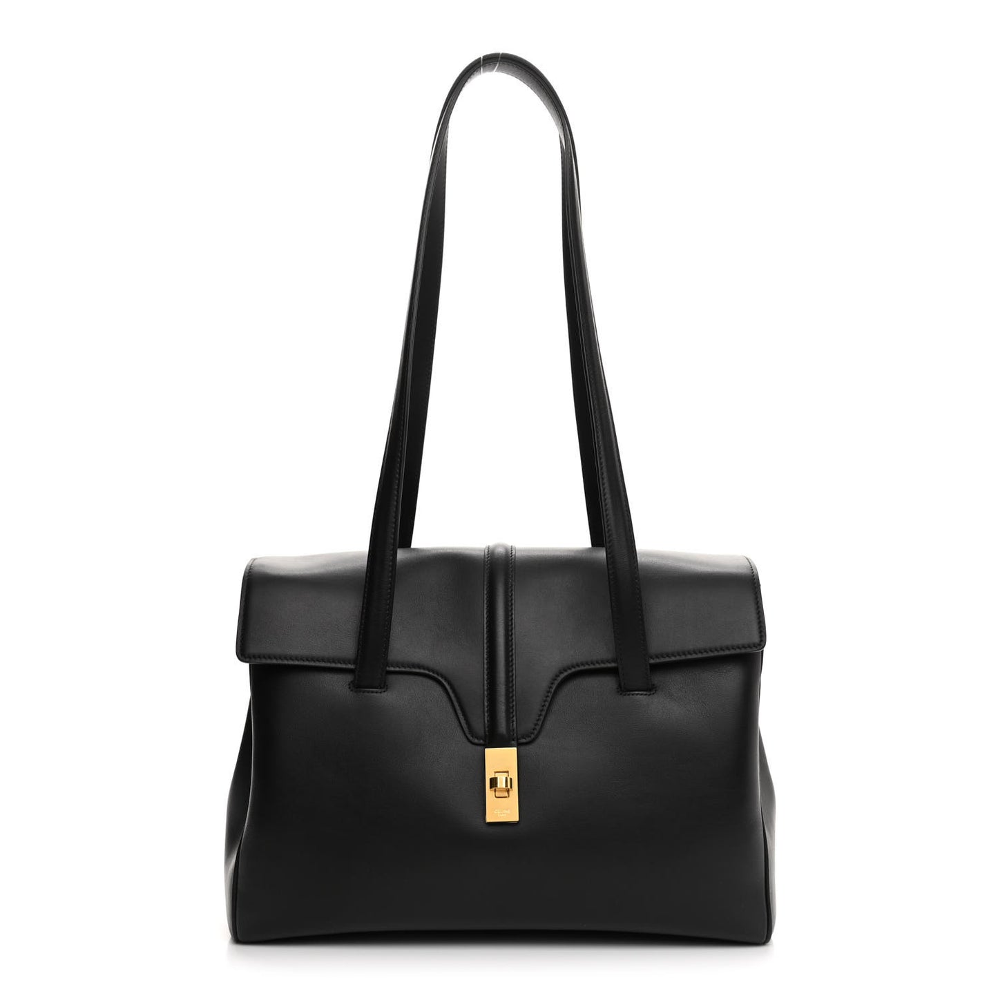 Smooth Calfskin Medium Soft 16 Bag Black