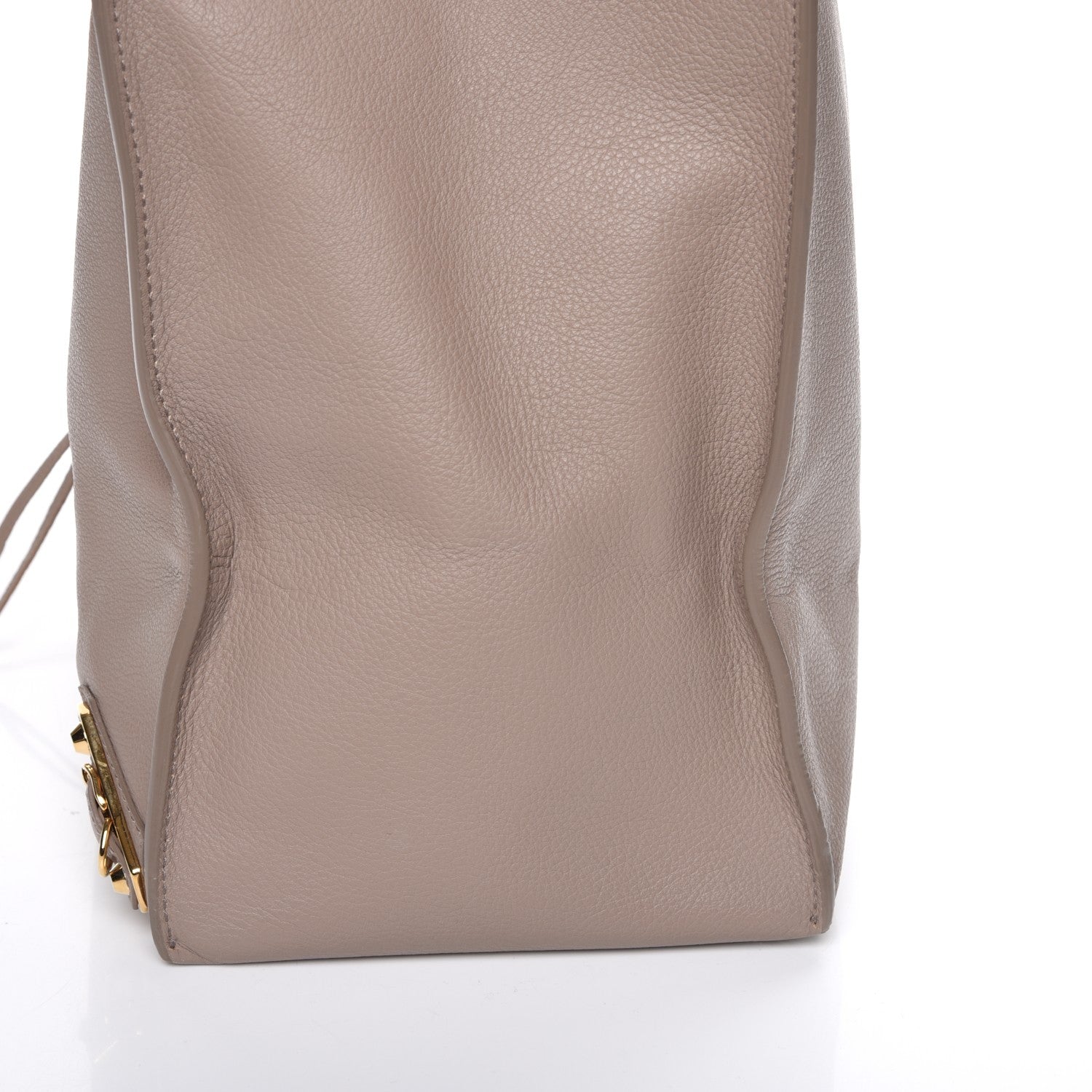 Balenciaga Grained Calfskin Gold Metallic Edge Hardware Papier A4 Tote Beige 8 of 8