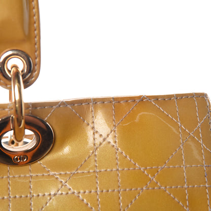 Christian Dior Patent Cannage Large Lady Dior Beige 22 of 22