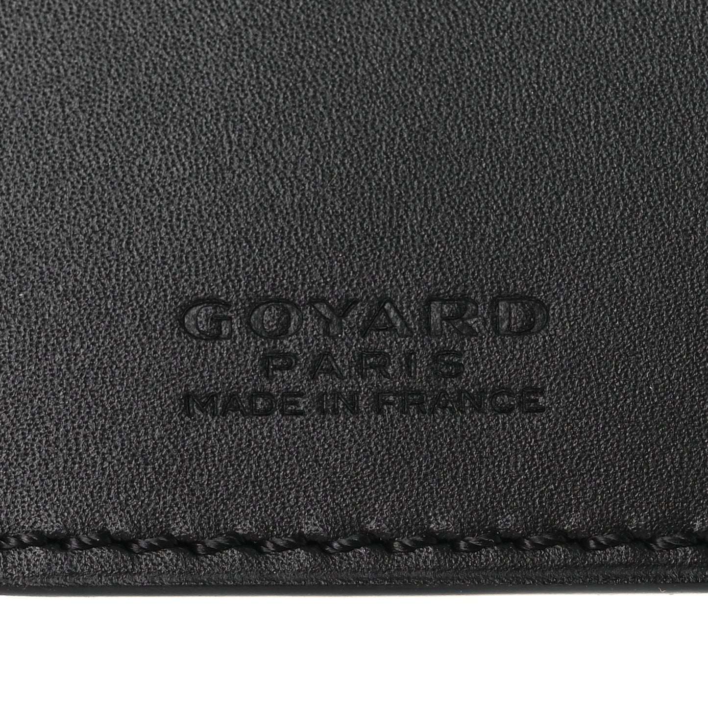 Goyardine Luggage Tag Black