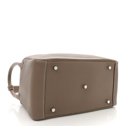 Hermes Taurillon Clemence Lindy 30 Etoupe 4 of 10