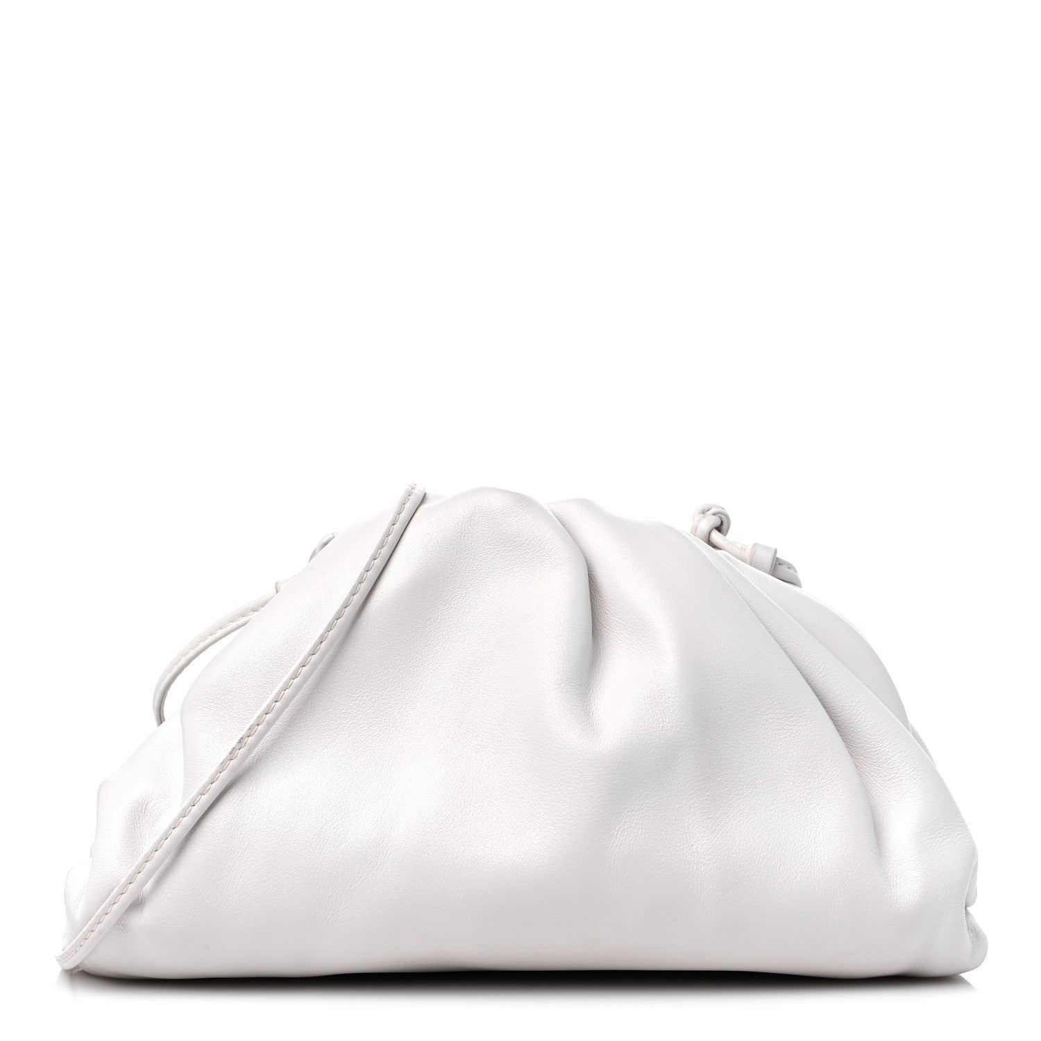 Bottega Veneta Butter Calfskin The Mini Pouch Chalk 1224573