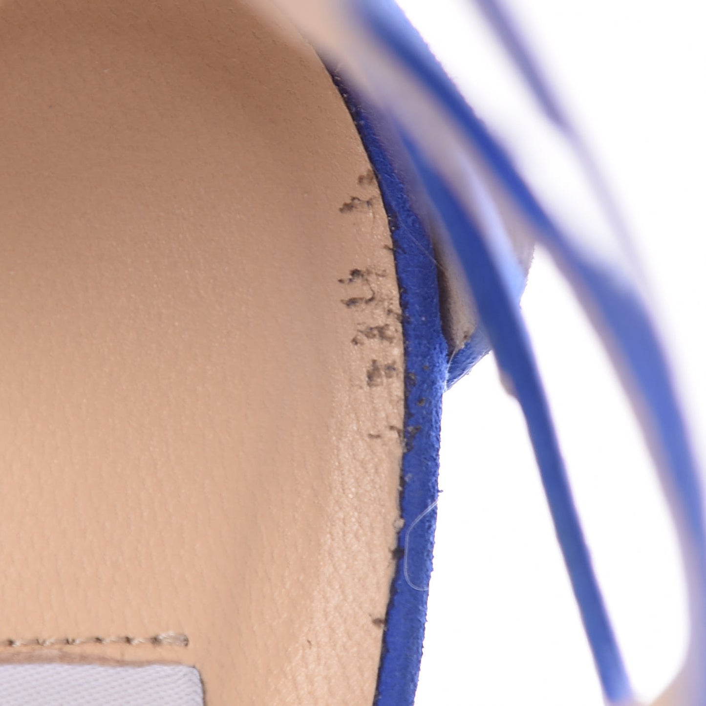 Suede Ren 35 Sandals 38 Cobalt