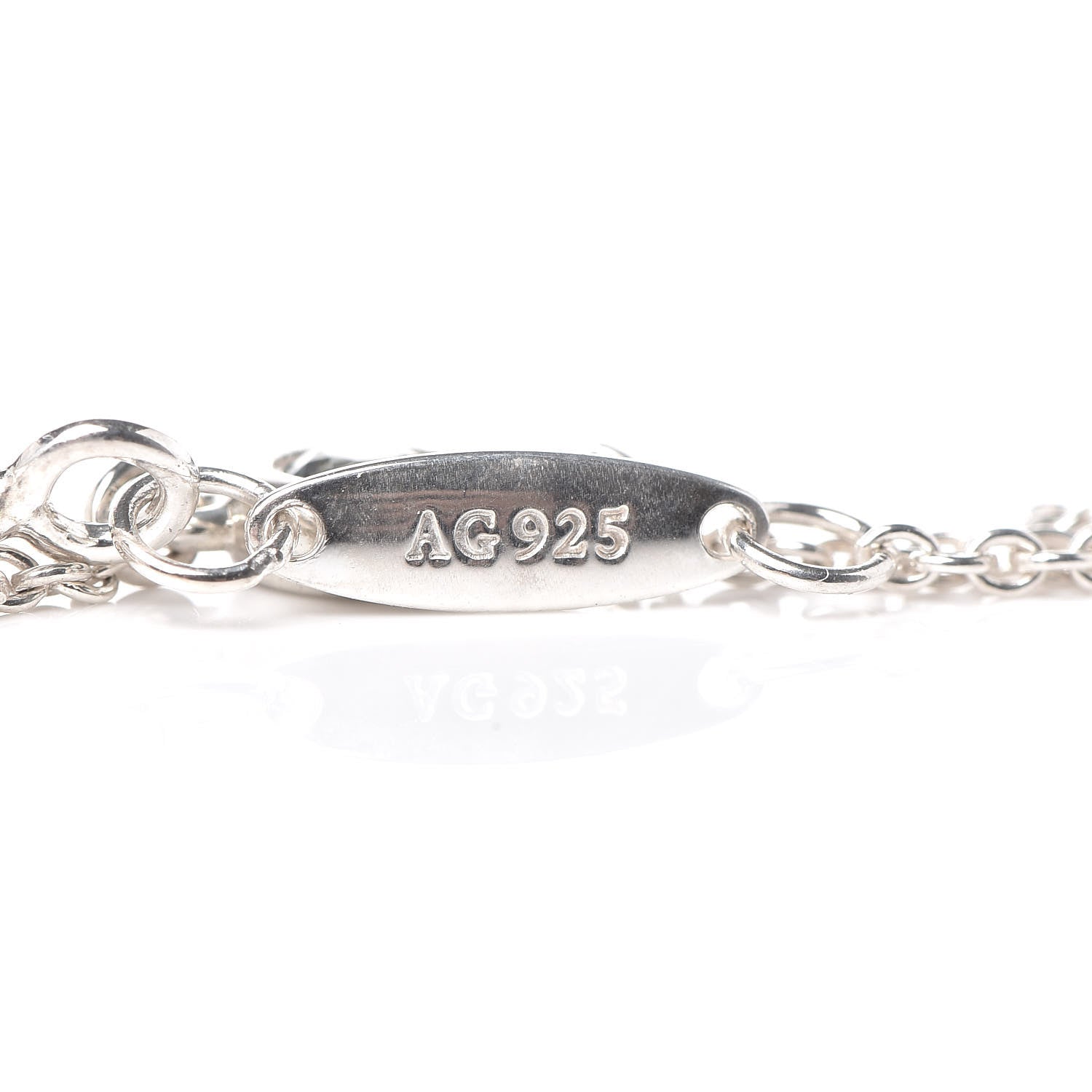 Tiffany Sterling Silver Aquamarine Elsa Peretti Color By The Yard Bracelet 7 of 8