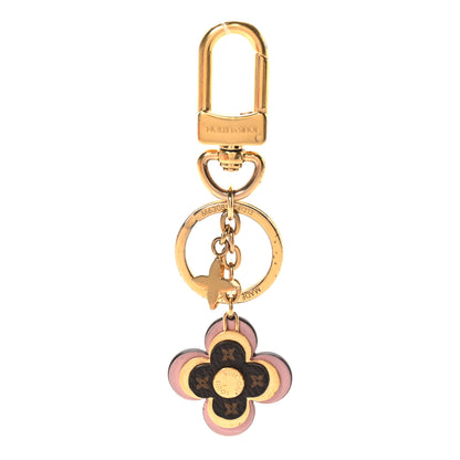 Louis Vuitton Monogram Blooming Flowers BB Bag Charm Key Holder Pink 1 of 5