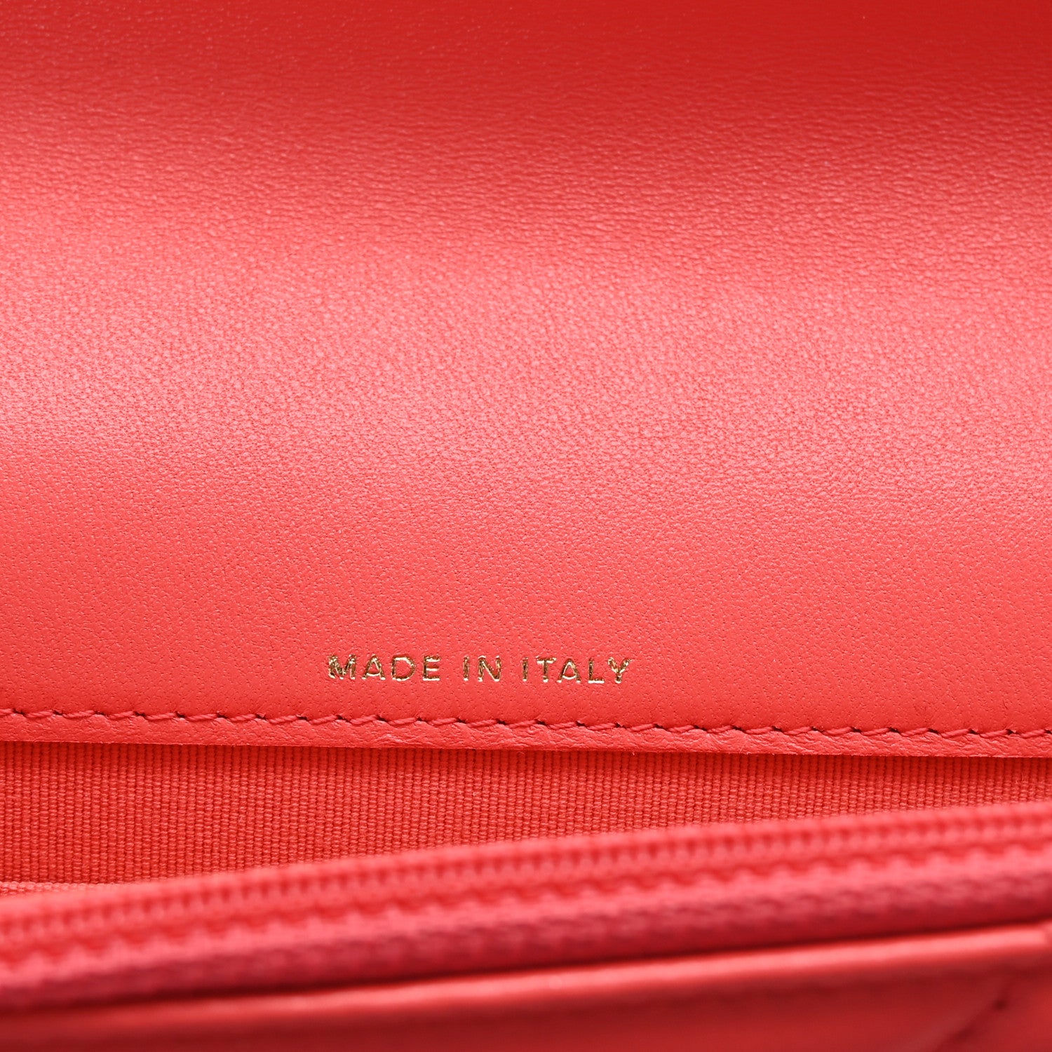 Chanel Lambskin Quilted Chanel 19 Flap Phone Holder With Chain Coral 7 of 11