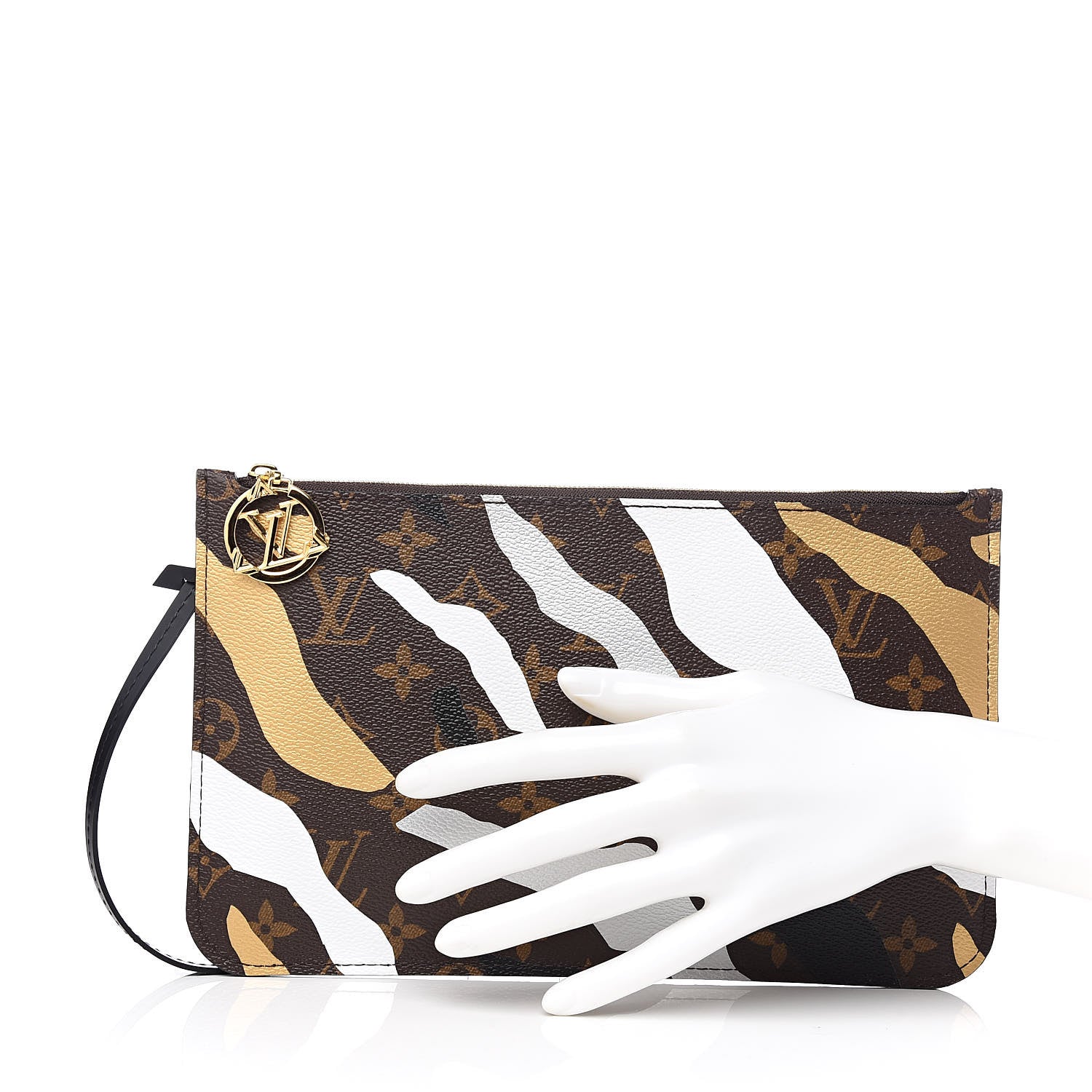 Louis Vuitton X LOL Monogram Neverfull MM GM Pochette Gold Silver 2 of 7