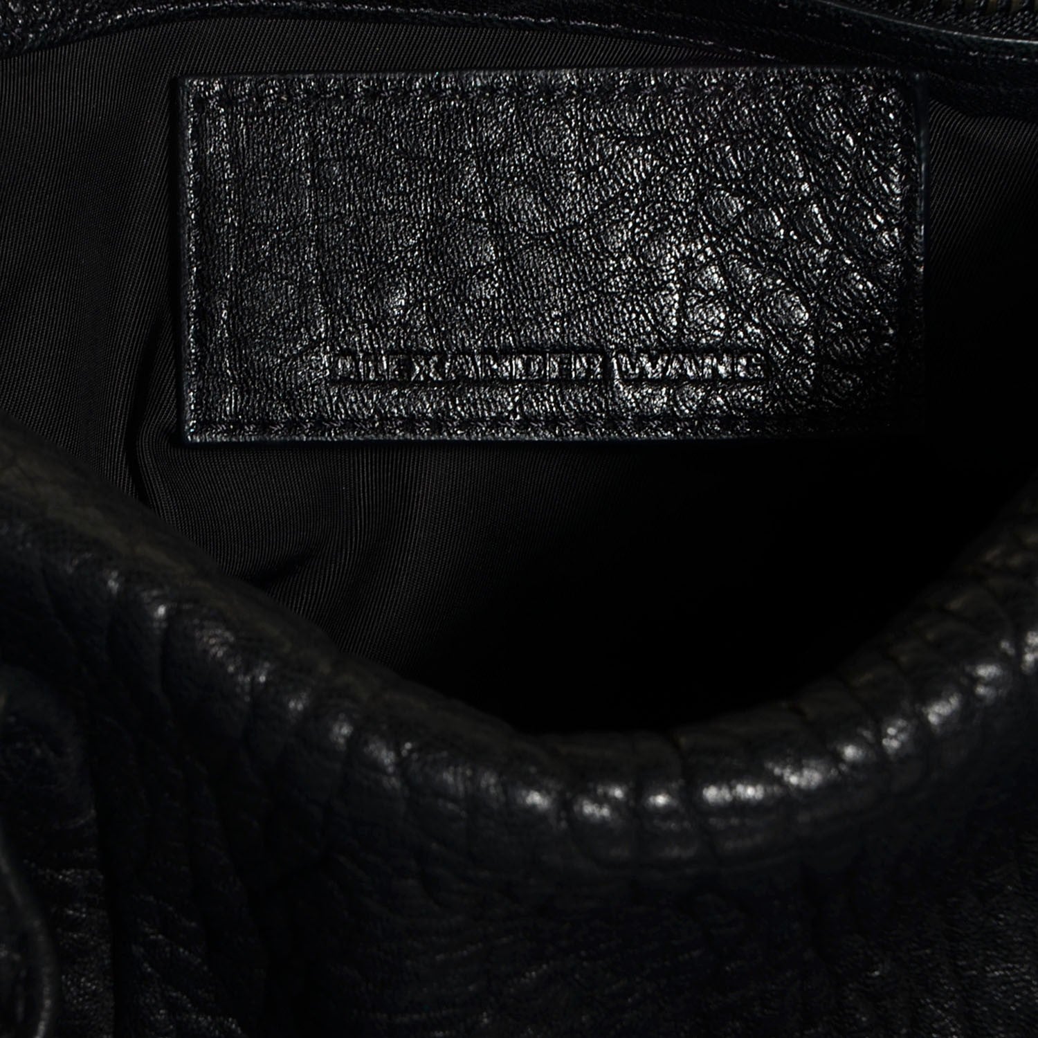 Alexander Wang Pebbled Lambskin Rocco Black Nickel Hardware 6 of 7