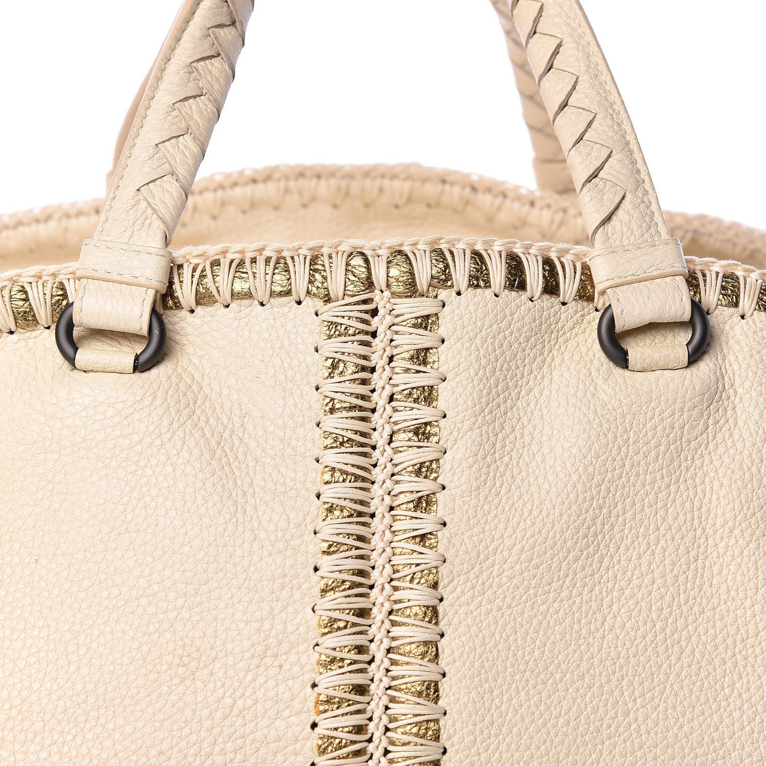 Bottega Veneta Cervo Uncinetto Bag Natural 11 of 13
