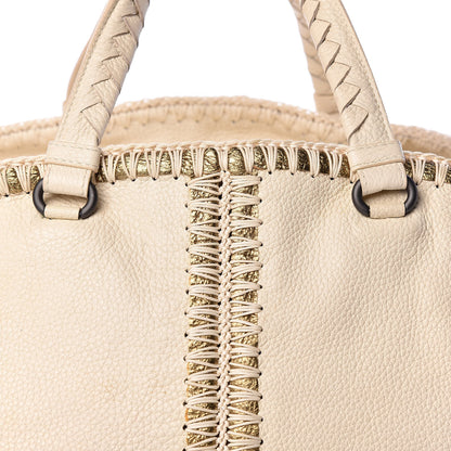 Bottega Veneta Cervo Uncinetto Bag Natural 11 of 13