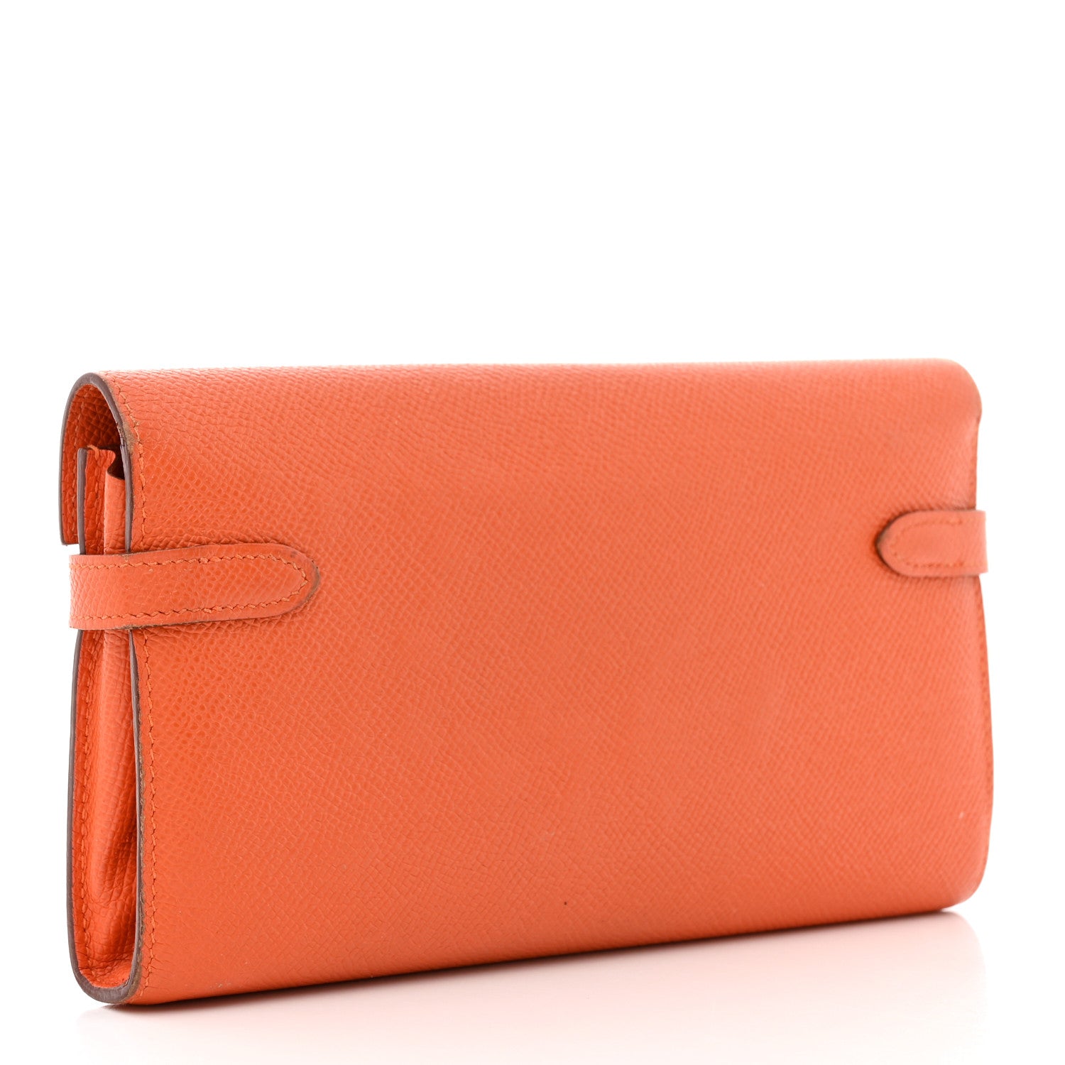 Hermes Epsom Kelly Longue Wallet Orange 3 of 9
