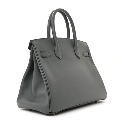 Hermes Epsom Birkin 30 Vert Amande 3 of 14