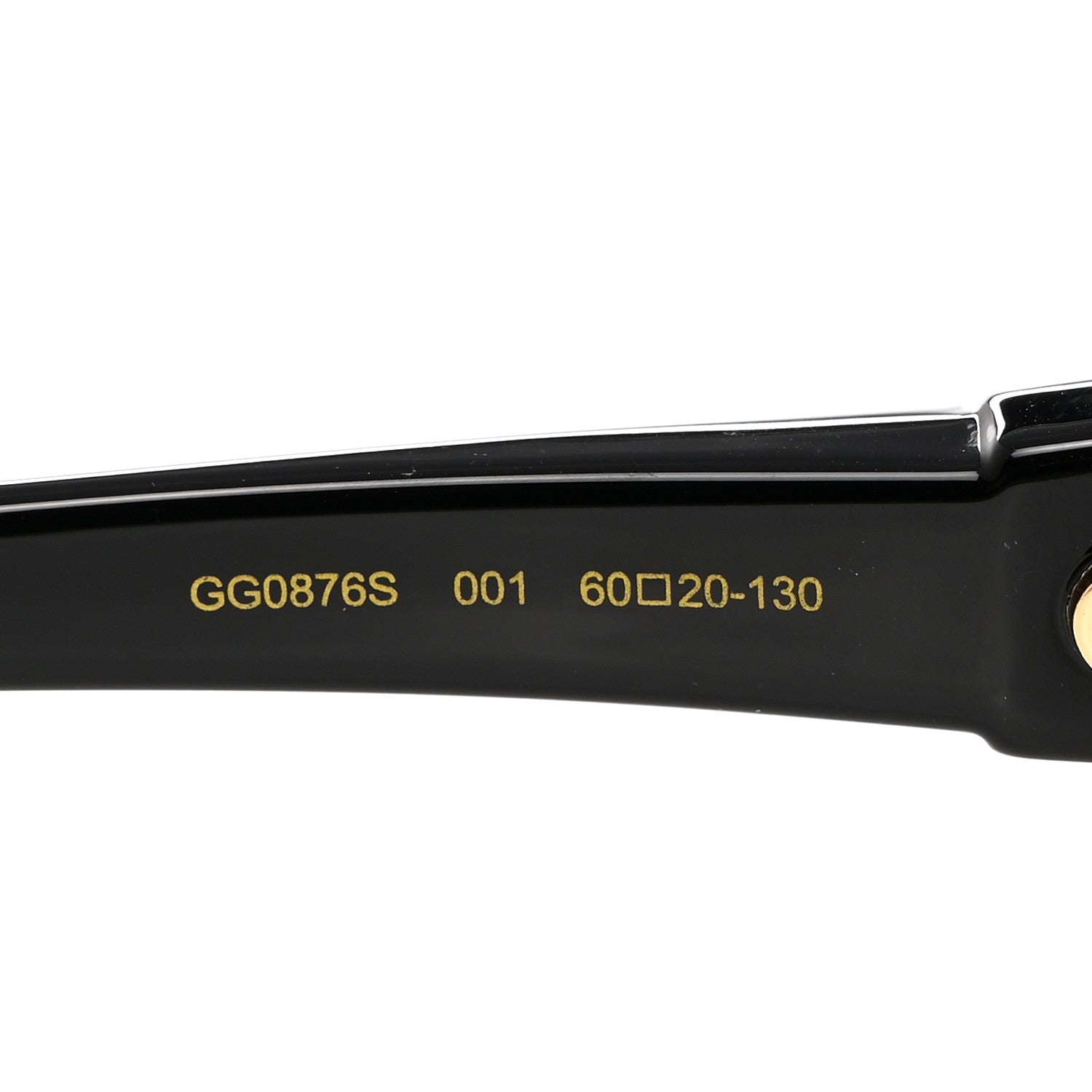 Gucci Acetate Square Frame Sunglasses GG0876S Black 5 of 8