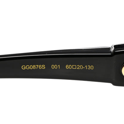 Gucci Acetate Square Frame Sunglasses GG0876S Black 5 of 8