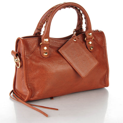 Balenciaga Agneau Classic Hardware Mini City Marron Cognac 3 of 7