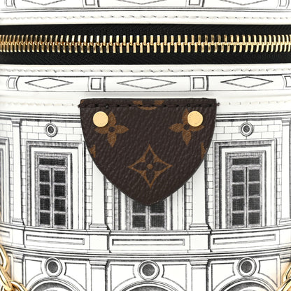 Louis Vuitton X FORNASETTI Calfskin Architettura Cannes Black White 7 of 10