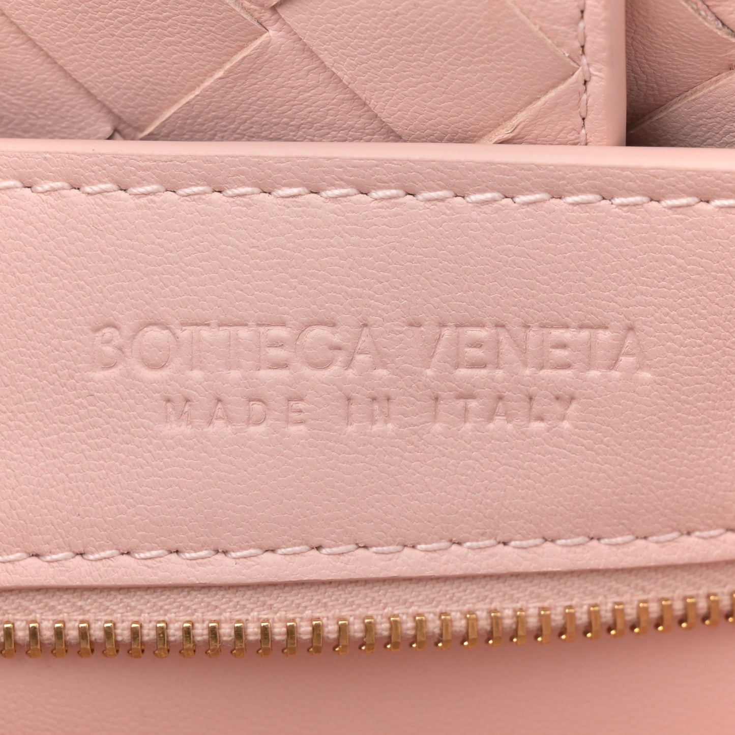 Nappa Intrecciato Medium Andiamo Shoulder Bag Lotus