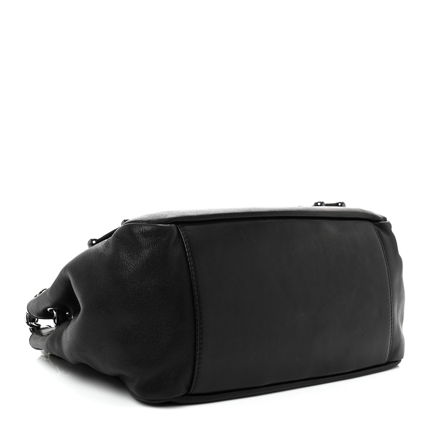 Lambskin Pearl Obsession Flap Black