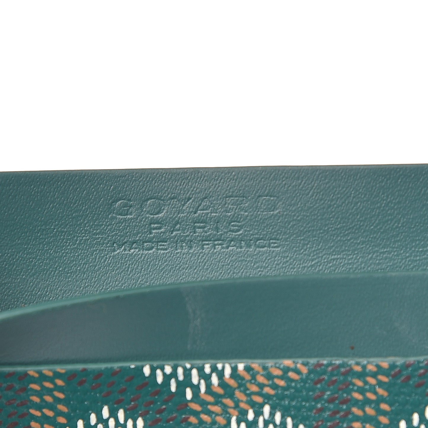 Goyardine Saint Sulpice Card Holder Green