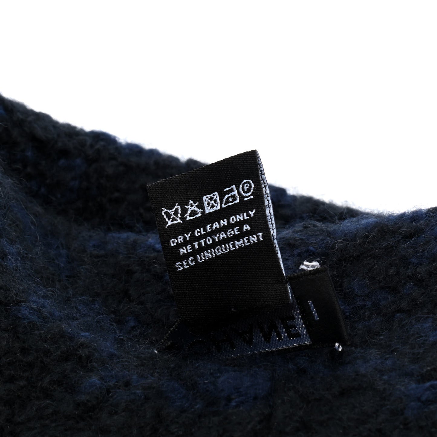 Cashmere Blend CC Beanie Hat Black Dark Blue