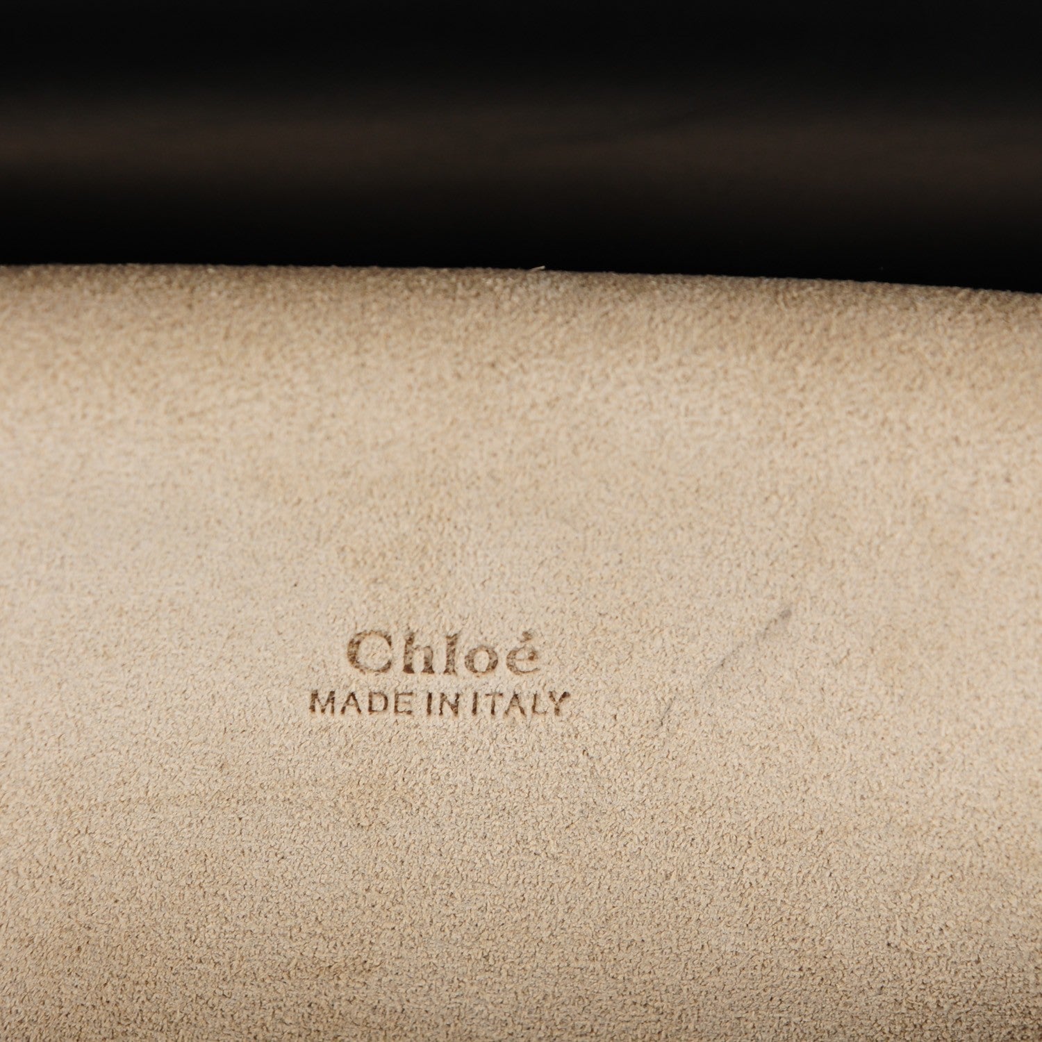 Chloe Suede Smooth Calfskin Medium Kurtis Shoulder Bag Black 6 of 8