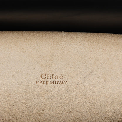 Chloe Suede Smooth Calfskin Medium Kurtis Shoulder Bag Black 6 of 8