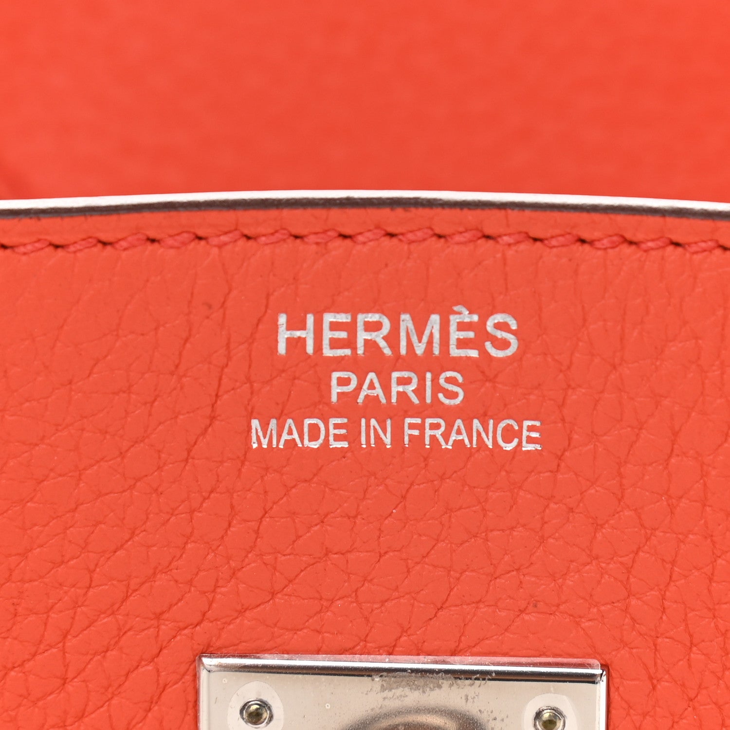 Hermes Taurillon Clemence Birkin 35 Capucine 6 of 12