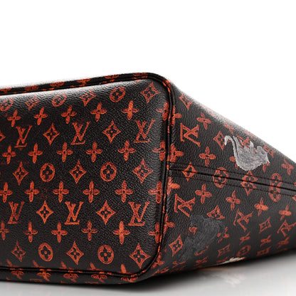 Louis Vuitton Catogram Neverfull MM Marron 10 of 11
