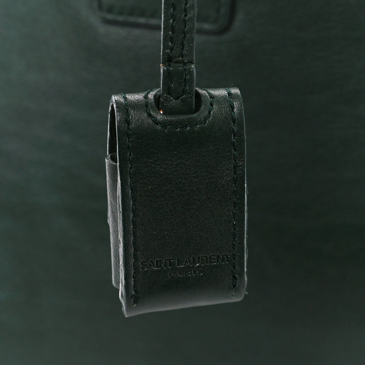 Calfskin Large Sac de Jour Carryall Dark Green