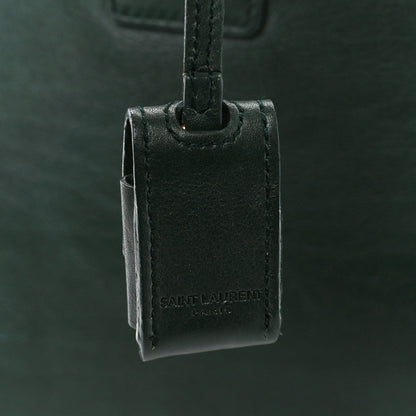 Saint Laurent Calfskin Large Sac de Jour Carryall Dark Green 11 of 16