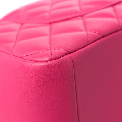Chanel Lambskin Quilted Jumbo Mademoiselle Chic Flap Fuchsia 9 of 12