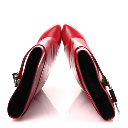 Givenchy Calfskin Shark Lock Pant Boots 40 Red 2 of 13