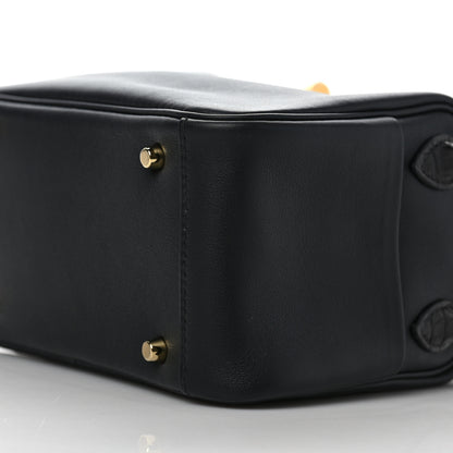 Hermes Swift Matte Alligator Mini Touch Lindy 20 Black 8 of 9