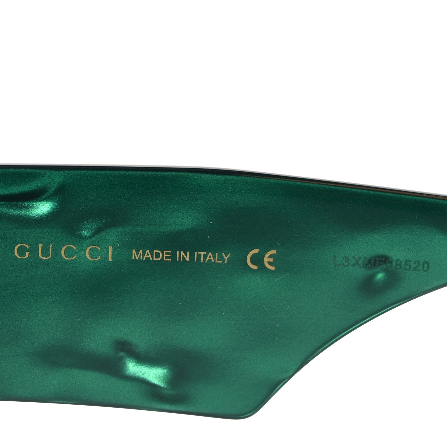 Gucci Acetate Square Frame Sunglasses GG0956S Green Black 5 of 7