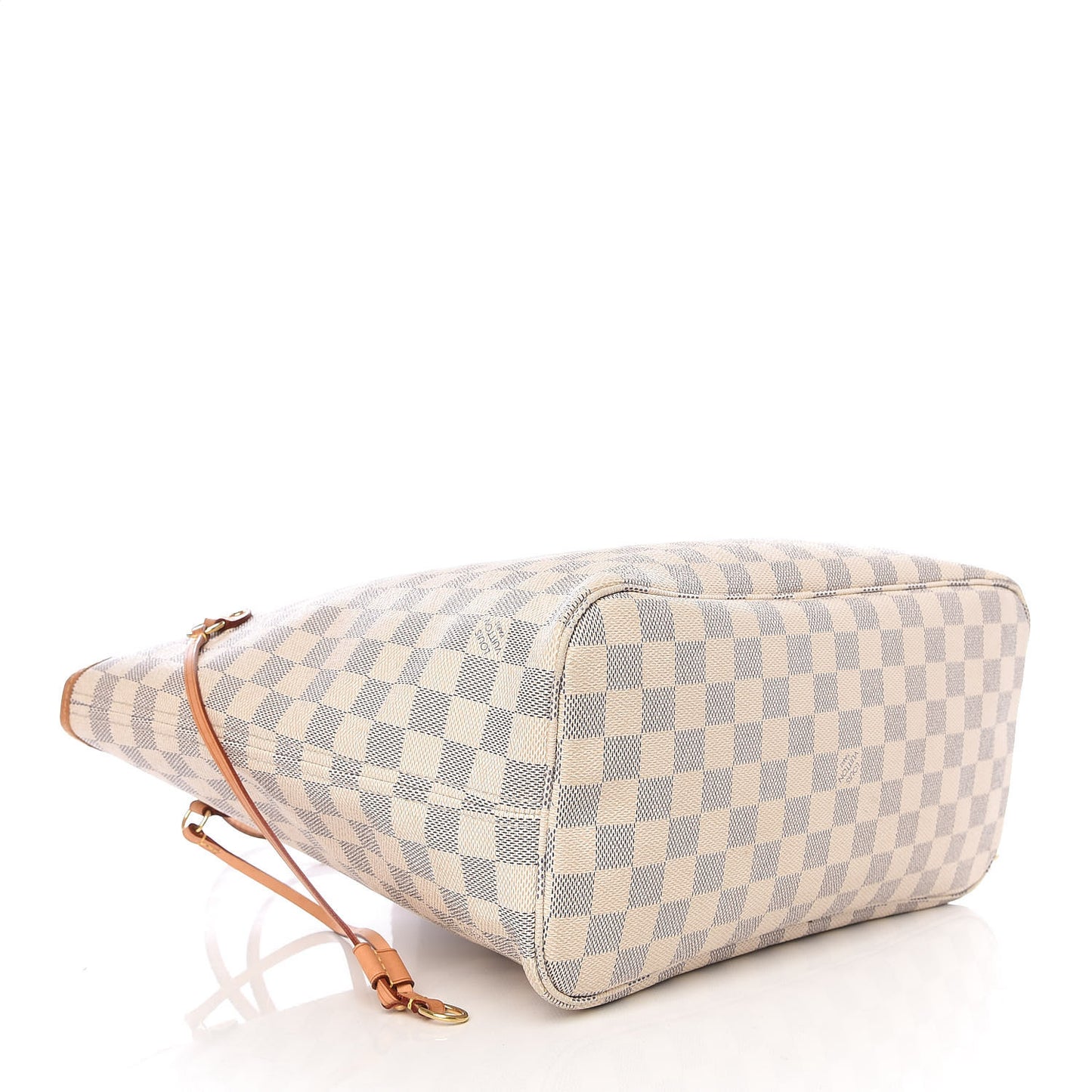 Damier Azur Neo Neverfull MM Rose Ballerine