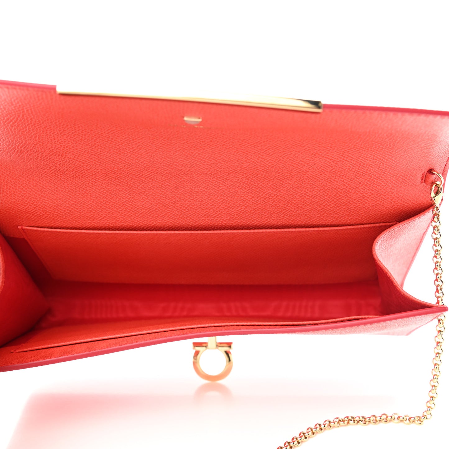Hammered Calfskin Mini Gancini Icona Bag Lipstick