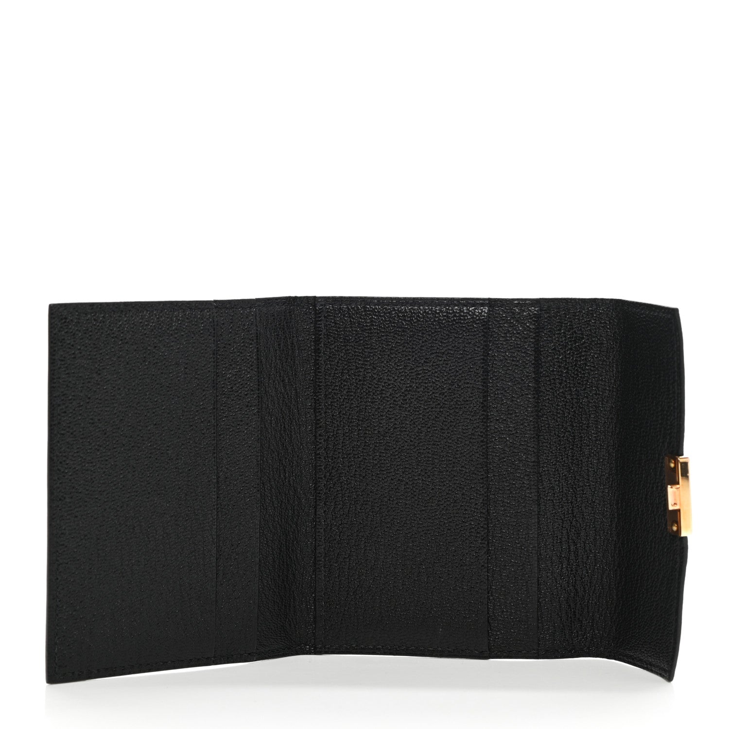 Hermes Chevre Mysore Clic Mini Card Holder Black 5 of 8