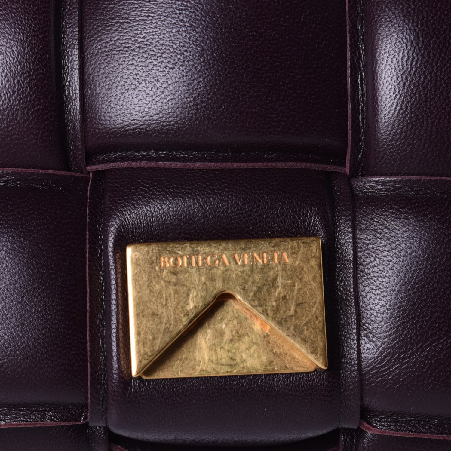 Bottega Veneta Nappa Maxi Intreccio Padded Cassette Crossbody Bag Plum 9 of 10