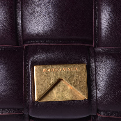 Bottega Veneta Nappa Maxi Intreccio Padded Cassette Crossbody Bag Plum 9 of 10