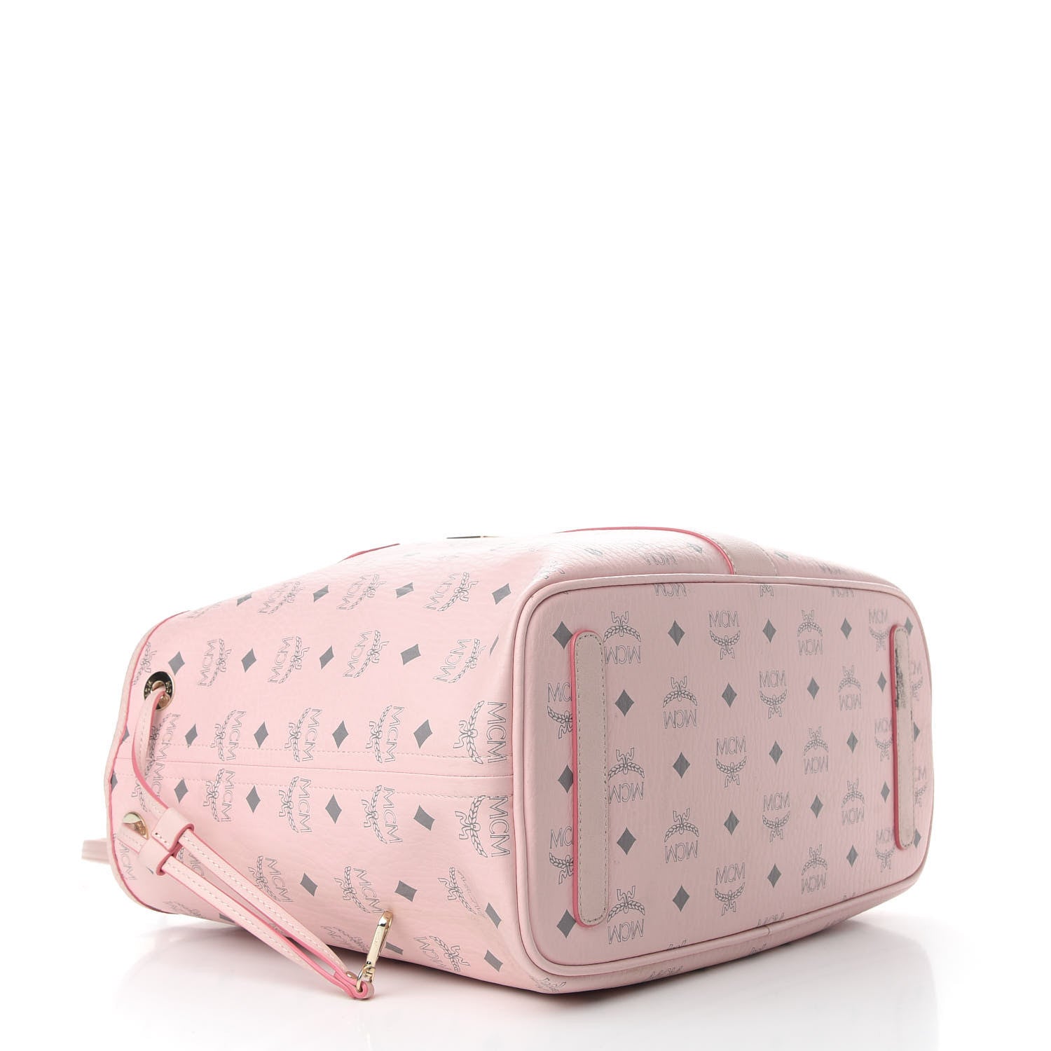 MCM Visetos Medium Liz Reversible Shopper Tote Soft Pink 4 of 11