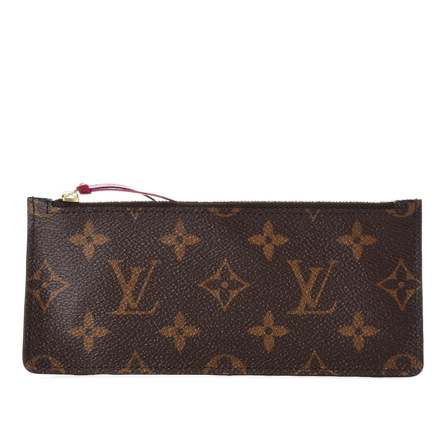 Monogram Josephine Wallet Zippered Insert Fuchsia