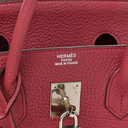 Hermes Taurillon Clemence Birkin 35 Bois de Rose 6 of 12