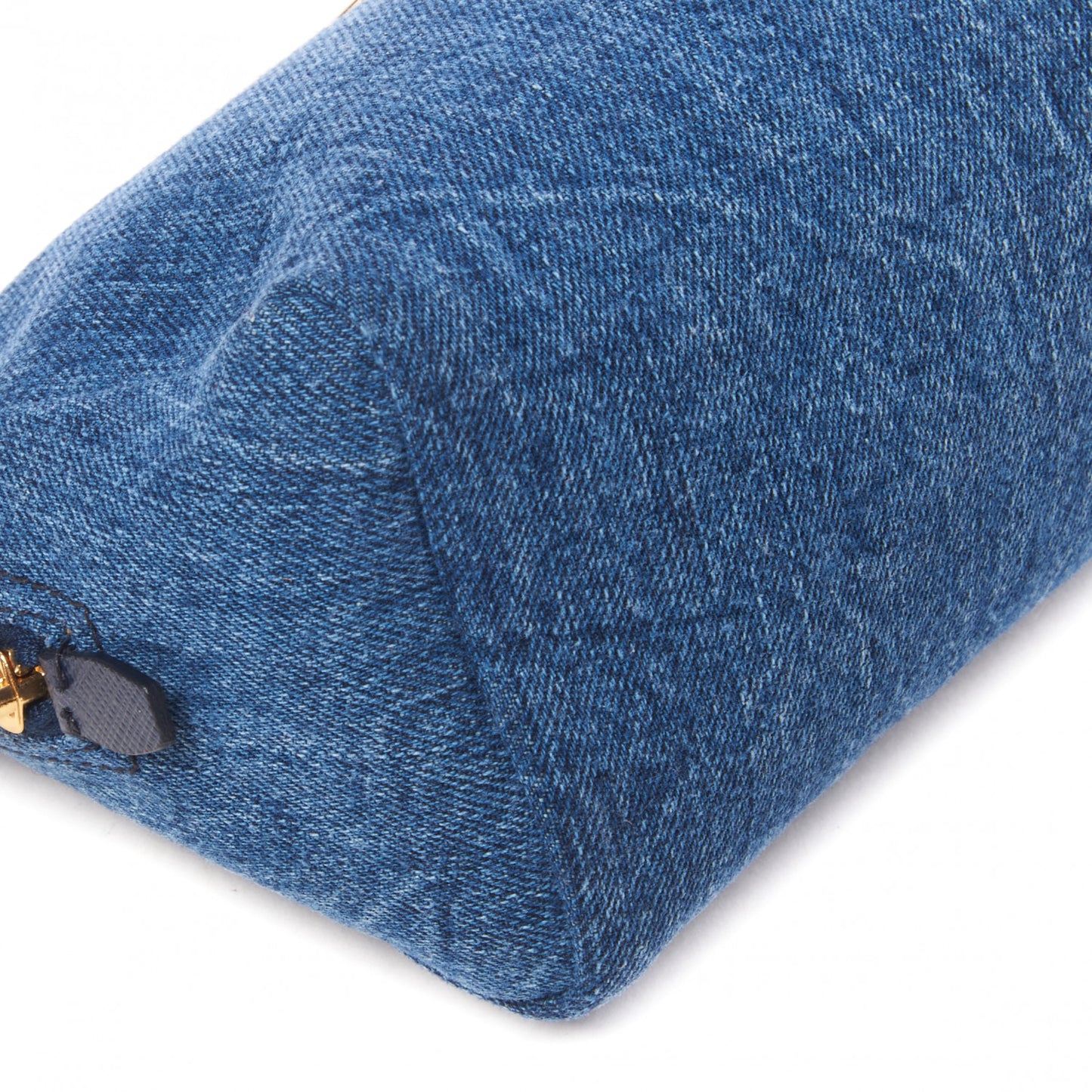 Denim Cosmetic Pouch Bleu