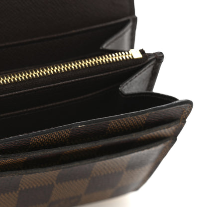 Louis Vuitton Damier Ebene Sarah Wallet NM 7 of 10