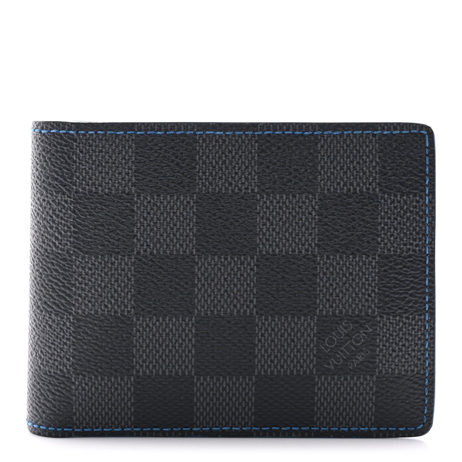 Louis Vuitton Damier Graphite Slender Wallet Blue 1 of 7