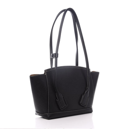 Bottega Veneta Grainy Calfskin Small Arco Black 2 of 9