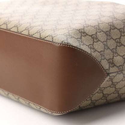 Gucci GG Supreme Monogram Large Linea A Hobo Light Brown 6 of 10