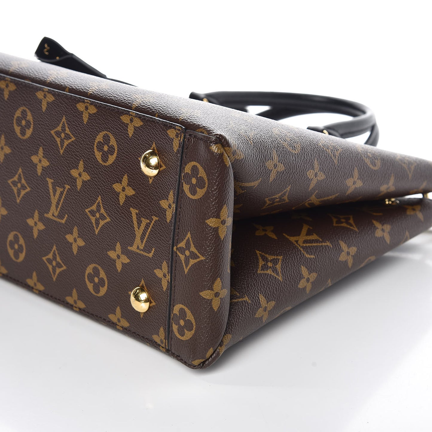 Monogram Flower Tote Black