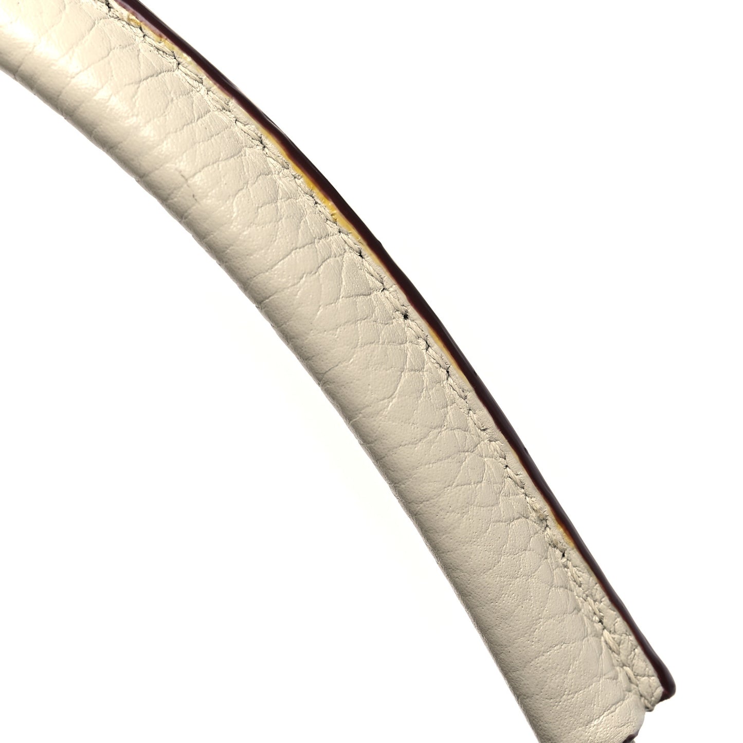 Taurillon Capucines MM Blanc Casse