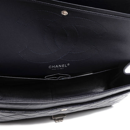 Chanel Aged Calfskin Quilted 2.55 Reissue 227 Flap Dark Navy 9 of 9